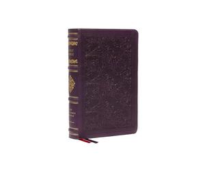 NKJV, Personal Size Reference Bible, Sovereign Collection, Leathersoft, Purple, Red Letter, Comfort Print: Holy Bible, New King James Version
