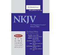 NKJV Pitt Minion Reference Bible, Black Goatskin Leather, Red-letter Text, NK446: XR