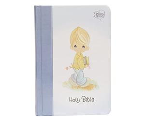 NKJV, Precious Moments Small Hands Bible, Hardcover, Blue, Comfort Print: Holy Bible, New King James Version