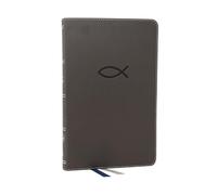 NKJV, Thinline Bible Youth Edition, Leathersoft, Gray, Red Letter Edition, Comfort Print: Holy Bible, New King James Version [Idioma Inglés]