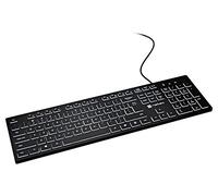 NKL-2342 Teclado HERRING GLOW Negro USB A Plug con Diodo LED NATEC