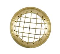 NKlaus Ø 7cm rejilla de recambio de latón dorado rejilla de recambio para quemador de incienso accesorios para quemadores de incienso 3302