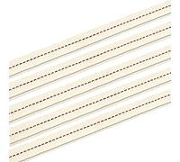 NKlaus 10 x12cm mecha para linterna de fuego de mano 12,5mm de ancho 100% algodón natural mecha plana para lámpara de aceite 1370