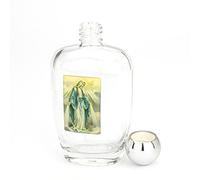 NKlaus 100 ml botella de agua bendita de cristal, diseño de la concepción, 11 x 6 x 4 cm, peregrinación 14358