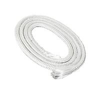 NKlaus 1m de Mecha de Fibra de Vidrio Redonda Ø 7mm para fundir la luz de la lámpara de Aceite para lámpara purificada Aceite de parafina Mecha Permanente antorcha de jardín lámpara de parafina 1253