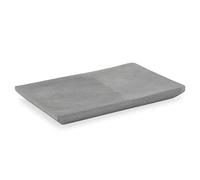 NKlaus 20 x 13 cm Square Esteatita Gris Quemador Sahumerio, Modo de funcionamiento Carbón ahumado sobre arena 14008