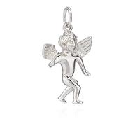 NKlaus 21 x 14 mm 3D ángel colgante 925 plata ángel guardián brillante 9747