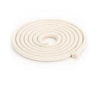 NKlaus 3 metros de mecha redonda 100% algodón puro 5.0mm de ancho para lámpara de aceite, lámpara de parafina