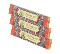 NKlaus 3 varillas de incienso de Palo Santo - 45 g de incienso tradicional Masala de la India, aroma calmante para meditación, limpieza y trabajo energético