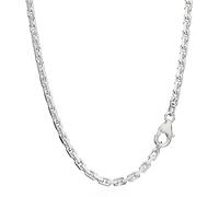 NKlaus 50cm sólido ancla-cadena collar de plata 925 diamante 2,50mm de ancho 8955