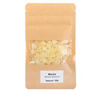 NKlaus 60g mastic electa resina natural mastichum amarillo claro Pistacia lentiscus - Incienso de 1er grado Chios Mastika resina de incienso del lentisco pequeñas lágrimas de Chios 4007