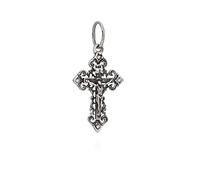 NKlaus 925 plata esterlina cruz ortodoxa colgante símbolo de fe 6262 bautismo