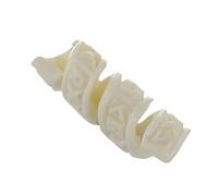 NKlaus Adorno de pelo vikingo cuenta de barba RUNA runas cuenta de hueso rizado 6437