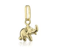 NKlaus bebé elefante pequeño 375 oro amarillo 9 quilates colgante 9,6mm amuleto elefante 4193