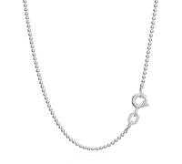NKlaus Cadena de bolas de plata de ley 925 para colgante cadena de plata 55cm 1,20mm 2,5gr 9472