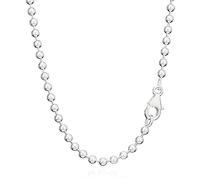 NKlaus Cadena de bolas de plata de ley 925 para colgante cadena de plata 60cm 3,00mm 13,3gr 2500