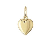 NKlaus Colgante corazón pequeño 8x8mm oro amarillo 333 oro de 8 quilates alto pulido 7986