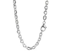 NKlaus collar 65cm anchorchain plata 925 4fix diamante 3,0mm cadena de plata maciza 3417