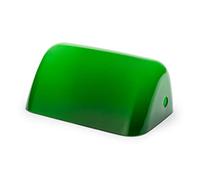 NKlaus cubierta de cristal de repuesto para lámparas de banquero verde 18x7x11cm Cubierta de cristal de reemplazo real 11690