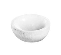 NKlaus Cuenco de selenita de 6 cm - Cuenco de energía hecho a mano para limpieza de piedras curativas y joyas, cuenco de piedra natural para esoterismo, reiki y meditación