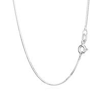 NKlaus genuina cadena de serpiente de plata de ley 925 corte de diamante 45cm 0,80mm 2,5gr 5953