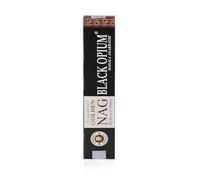 NKlaus Golden Nag Black Opium - Varillas de incienso (15 g, aroma sensual y misterioso para noches relajadas y meditación). Incienso natural