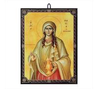 NKlaus Icono María Magdalena 9,7x13,5x1,2cm Icono cristiano orthodox de Grecia 60022