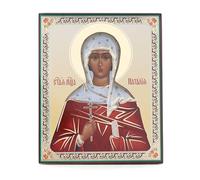 NKlaus - Los santos Natalia mártires - icono de madera 15x18cm cristiano orthodox - religioso iconografía 39004