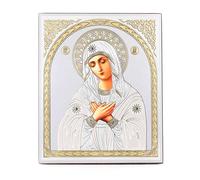 NKlaus - Madre de Dios agitación - icono de madera 15x18cm cristiano ortodoxo - bendición religiosa 16567