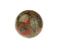 NKlaus Natural-epidot feldespato Unakit forma esférica aprox. 30 mm efecto curativo gema 14900