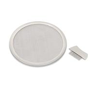 NKLaus Pantalla de Ahumado de Acero Inoxidable 9 m Accesorios de Ahumado Placa de Material de Ahumado con Cepillo 2652