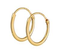 NKlaus PAR 585 real ORO HOMBRES PENDIENTES PENDIENTES 13mm 1751