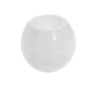 NKlaus Portavelas de selenita redondo, diámetro de 6,5 cm, dispensador de luz decorativo para meditación, trabajo energético y rituales espirituales, calmante y elegante, regalo esotérico 16610