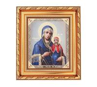 NKlaus Santa Ana icono en marco con cristal 14x16cm cristiano ortodoxo 13925