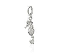 NKlaus Señoras Colgante Caballito de Mar Plata 925 21x9mm Joyas Talismán Motivo Amuleto 6810
