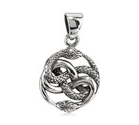 NKlaus serpientes cadena colgante 1,7cm plata 925 auryn amuleto escandinavo 3928