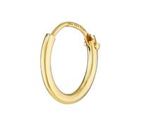 NKlaus solo GENTLEMEN criollo ORO REAL 333 8 quilates Pendientes Pendientes 11 mm 3752