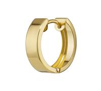 NKlaus único 333 oro amarillo de 8 quilates pendiente con bisagra 15 x 3,9mm cuadrado brillante 4747