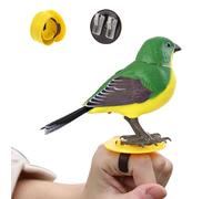 Nkmifeg Birds Juguetes - Figuras de pájaros Juguetes - Mascota Electrónica Hablando Realista para Oficina, Ideal para Juego Sensorial Cumpleaños Actividades al Aire Libre Decoración de Dormitorio