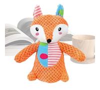 Nkmifeg Juguetes de peluche para perros, chirriadores interactivos, juguete chirriante de felpa, para limpieza de dientes de cachorros de razas pequeñas, medianas y grandes, entrenamiento cognitivo