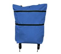 Nkmifeg Rolling Shopping Bag,Carrito Plegable Reutilizable Y Bolsa De Transporte - Gran Contenedor Organización para Compras Viajes Picnic Casa de Vacaciones