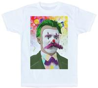 NKNSWUUL Cheerful Nihilism T Shirt Friedrich Nietzsche Clown White 3XL