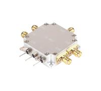 nkptedv Divisor de radiofrecuencia 1 a 4 con puertos SMA | Módulo divisor de potencia de 50 ohmios, 10 MHz a 3 GHz, entrada de 1 W para enrutamiento frontal del receptor
