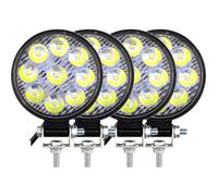 NKURTPC Bombilla Coche Luz De Trabajo LED 27W 9LED Bombilla para coche