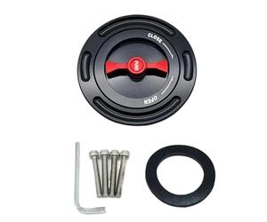 NKURTPC Combustible Tapa Tanque Tapa de Tanque de Combustible Compatible con BMW M1000RR S1000RR / HP4 S1000R Naked HP2 Sport K1600GT/GTL R9T R Nine T Scrambler Tapa de Combustible(NO.01)