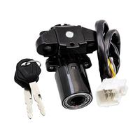 NKURTPC Compatible con Kawasak Ninja 650/EX650 2012-2016 Interruptor de Encendido de Motocicleta Tapa de Tanque de Combustible Juego de Llaves(Electric Door Lock)