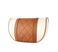 NKURTPC Cuello del automóvil Reposacabezas de Asiento Trasero de Coche Apto para Mercedes Maybach Clase S, cojín de Soporte de Viaje, Accesorios Interiores Cervical Reposacabezas(A-Beige Brown)