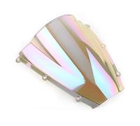 NKURTPC Deflector Cupula Moto Ajuste para Honda CBR600 RR CBR600RR 2003 2004 Parabrisas de Motocicleta Resistente a los arañazos Pantalla de Viento Deflectores(Iridium)