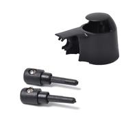 NKURTPC Delantero Limpiador Boquilla de Chorro Compatible con VW Polo Passat B6 B7 Touran Tiguan Golf Scirocco Caddy Tapa del Brazo del limpiaparabrisas Trasero Cubierta y Boquilla del inyector(Set)