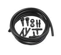 NKURTPC Delantero Limpiador Boquilla de Chorro Conector Universal para Manguera de limpiaparabrisas de Coche, Boquilla de Chorro de Agua, Tubo de escobilla, Boquilla de pulverización(1 Set)